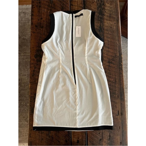 Banana Republic black and white abstract print 6 petite dress new with tags - Picture 11 of 14